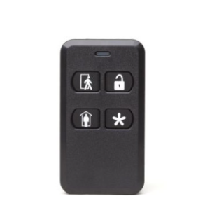 2GIG 4 button keyfob with an emergency  button
